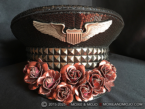 Moxie and Mojo Roses in Flight Hats