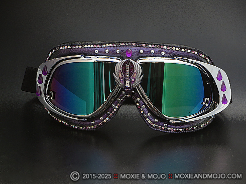 Moxie and Mojo Purple Rain Goggles