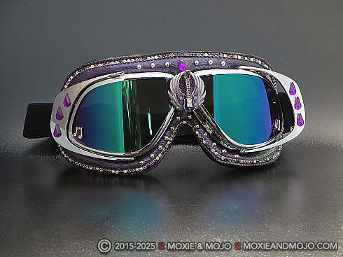 Moxie and Mojo Purple Rain Goggles
