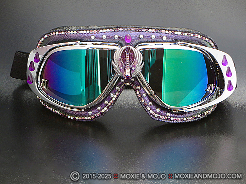 Moxie and Mojo Purple Rain Goggles