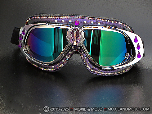 Moxie and Mojo Purple Rain Goggles