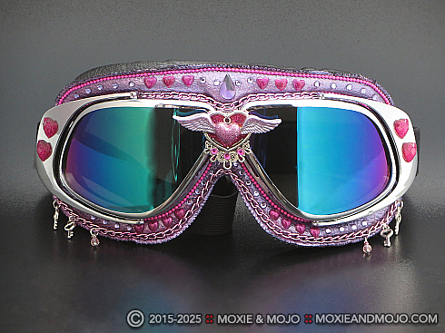 Moxie and Mojo Key to my Heart Goggles