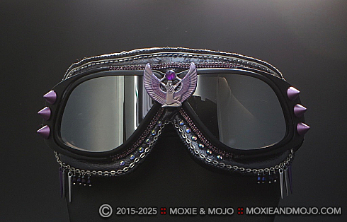 Moxie and Mojo Purple Goddess Goggles