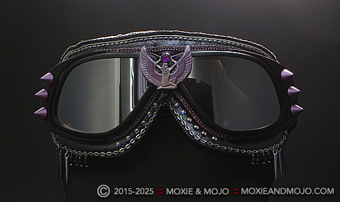 Moxie and Mojo Purple Goddess Goggles