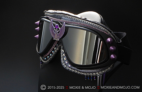 Moxie and Mojo Purple Goddess Goggles