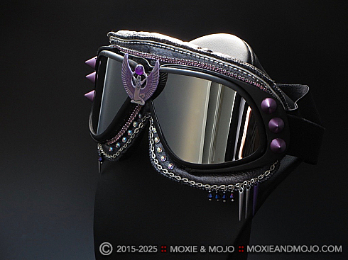 Moxie and Mojo Purple Goddess Goggles