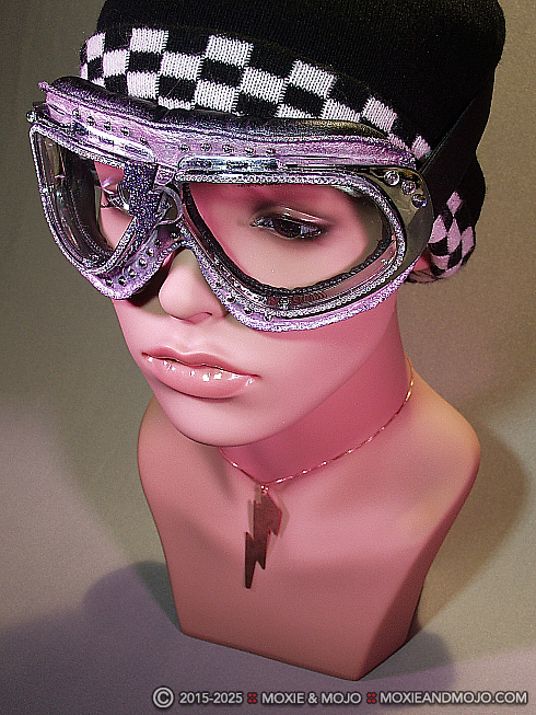 Moxie and Mojo White Lightning Goggles