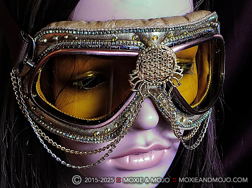 Moxie and Mojo Flower of Life - Gold Goggles