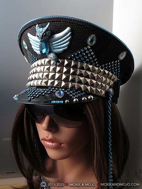 Moxie and Mojo Blue Fox Hats