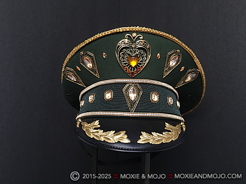 Moxie and Mojo Green & Gold Hats