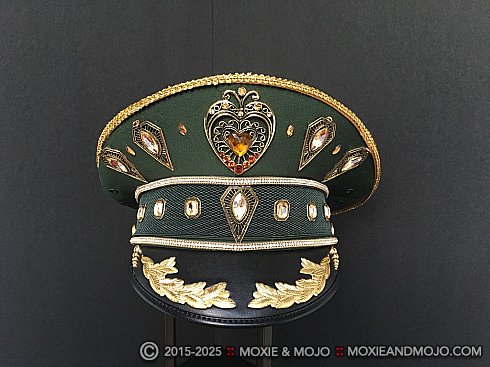Moxie and Mojo Green & Gold Hats