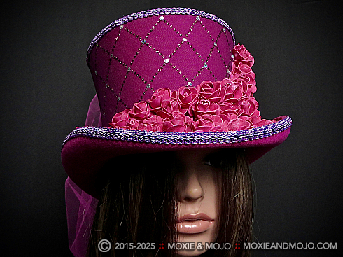 Moxie and Mojo Moonlit Roses Hats