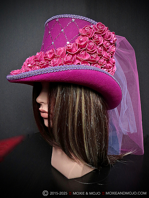 Moxie and Mojo Moonlit Roses Hats