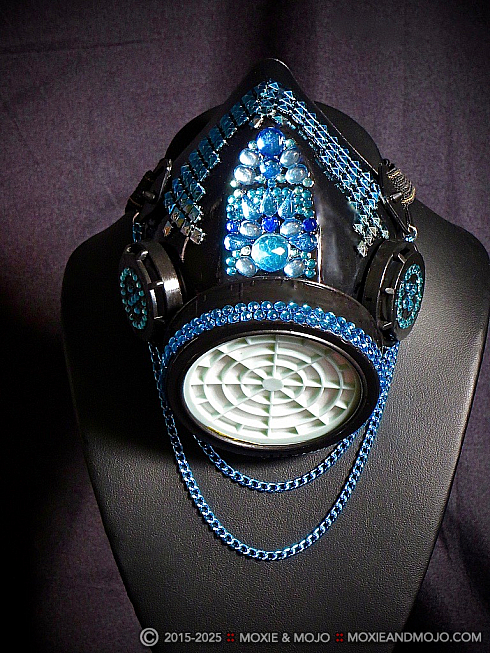 Moxie and Mojo Tangled Up in Blue Respirators