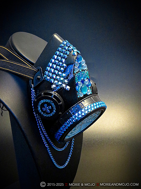 Moxie and Mojo Tangled Up in Blue Respirators