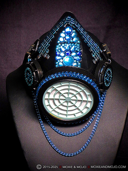 Moxie and Mojo Tangled Up in Blue Respirators