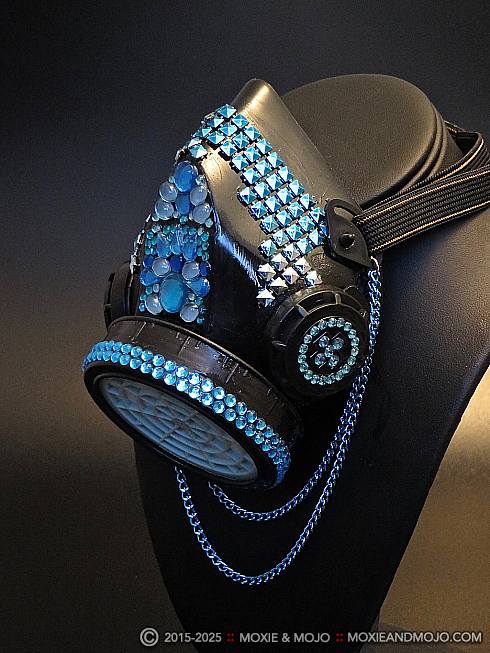 Moxie and Mojo Tangled Up in Blue Respirators