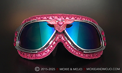 Moxie and Mojo Hearts Galore Goggles