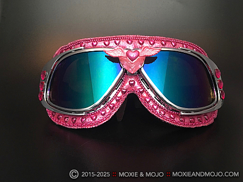 Moxie and Mojo Hearts Galore Goggles