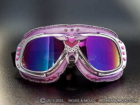Moxie and Mojo Angel Heart Goggles