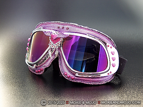 Moxie and Mojo Angel Heart Goggles