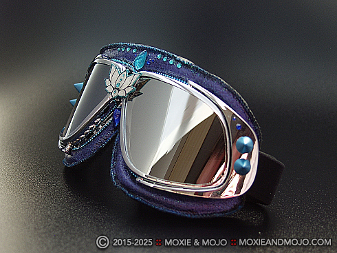 Moxie and Mojo Blue Lotus Rising Goggles