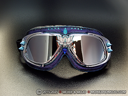 Moxie and Mojo Blue Lotus Rising Goggles