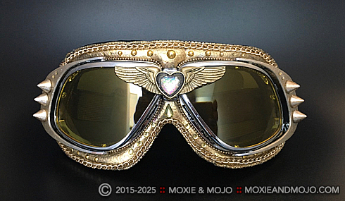 Moxie and Mojo Gold As It Gets Goggles