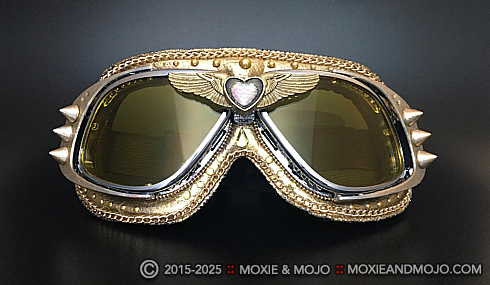Moxie and Mojo Gold As It Gets Goggles