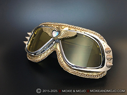 Moxie and Mojo Gold As It Gets Goggles