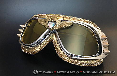 Moxie and Mojo Gold As It Gets Goggles