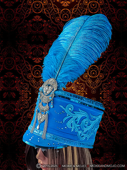 Moxie and Mojo Blue Dazzled Hats