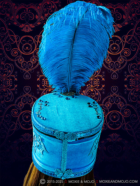 Moxie and Mojo Blue Dazzled Hats