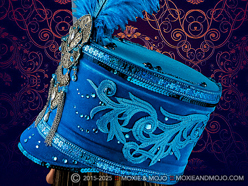 Moxie and Mojo Blue Dazzled Hats