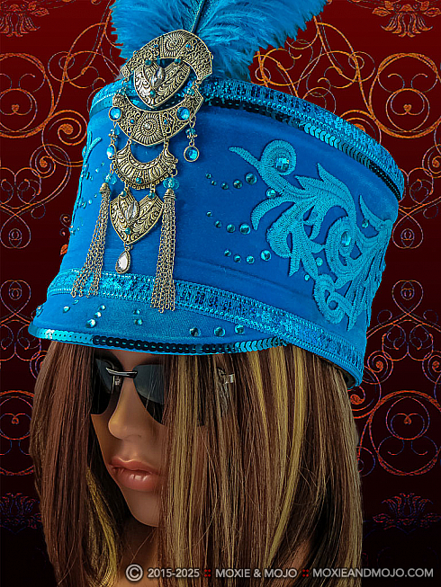 Moxie and Mojo Blue Dazzled Hats