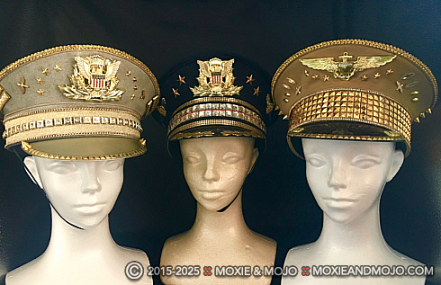 Moxie and Mojo Military Captain Hats