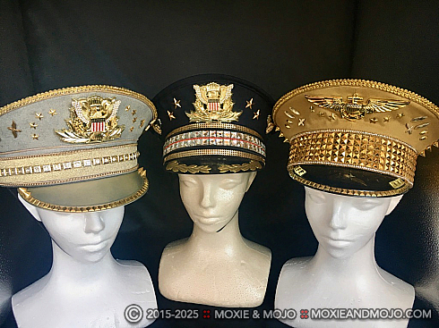 Moxie and Mojo Military Captain Hats
