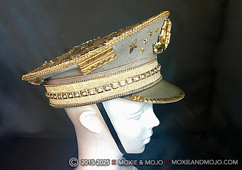 Moxie and Mojo Men's Captain's Hat in Gold Hats
