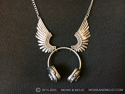 Moxie and Mojo Last Night a DJ Saved My Life Necklaces