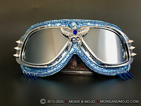 Moxie and Mojo Blue Bird Goggles