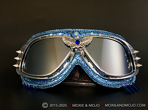 Moxie and Mojo Blue Bird Goggles