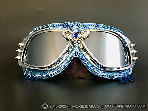Moxie and Mojo Blue Bird Goggles