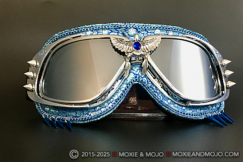 Moxie and Mojo Blue Bird Goggles