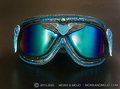 Moxie and Mojo Dark Blue Someone Goggles