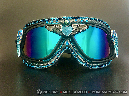 Moxie and Mojo Dark Blue Someone Goggles