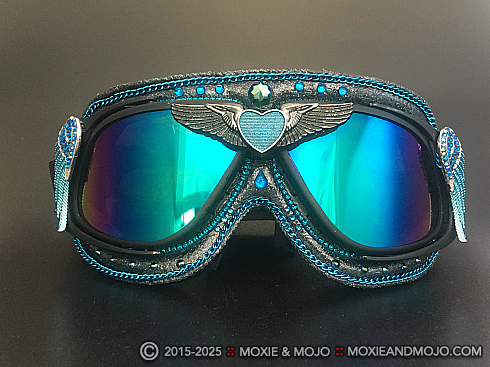 Moxie and Mojo Dark Blue Someone Goggles