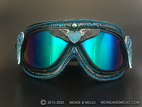 Moxie and Mojo Dark Blue Someone Goggles