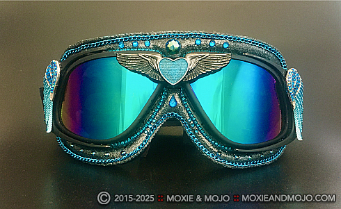 Moxie and Mojo Dark Blue Someone Goggles