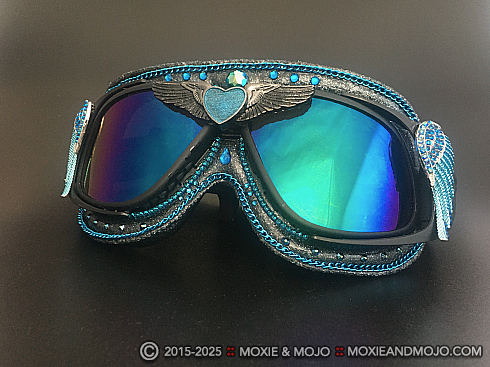 Moxie and Mojo Dark Blue Someone Goggles