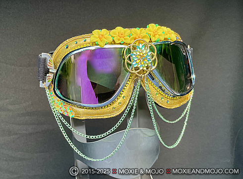 Moxie and Mojo I Wish for Sunflowers Goggles